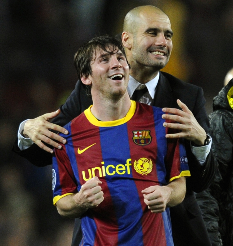 Messi admitiu tristeza pela saída de Guardiola | Javier Soriano/ AFP