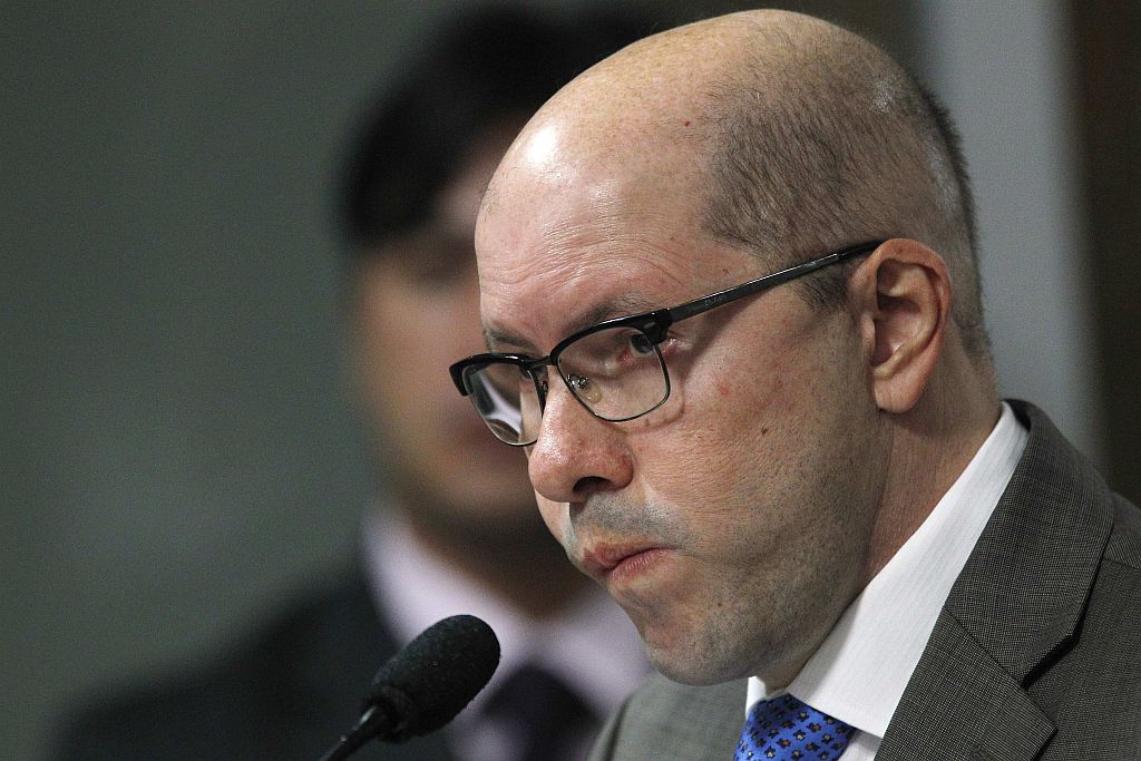 Senador Demóstenes Torres esteve no Plenário nesta quarta-feira. | Ueslei Marcelino / Reuters