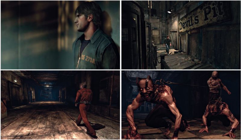 Cenas de Downpour: o personagem Pendleton sofre menos sustos do que os de versões anteriores da série Silent Hill | Fotos: Divulgação