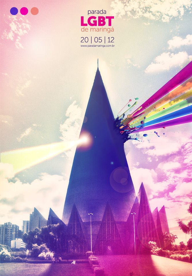 Imagem foi inspirada na capa do album "Dark Side of the Moon", da banda Pink Floyd | Divulgação/Maringay