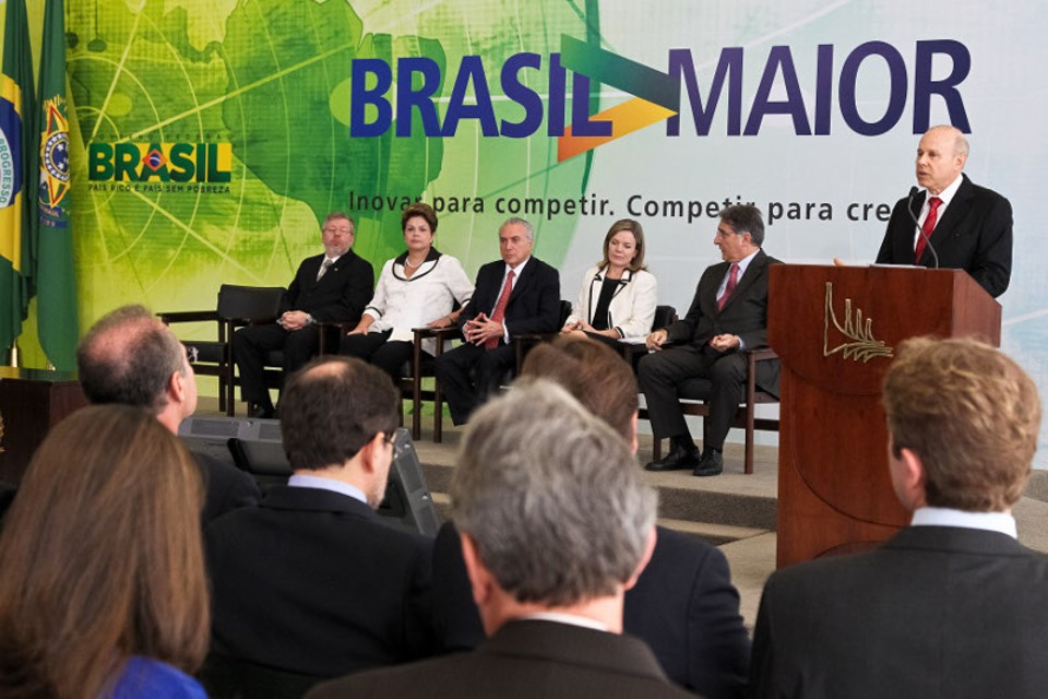 As medidas foram anunciadas pleo ministro da Fazendo, Guido Mantega, em cerimônia realizada no Palácio do Planalto | Roberto Stuckert Filho/PR