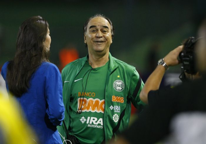 Marcelo Oliveira ficou satisfeito com o desempenho alviverde diante do ASA | Daniel Castellano / Gazeta do Povo