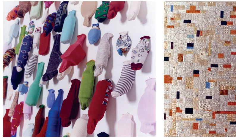 Materiais descartáveis são a matéria-prima da obra de Adriana Tabalipa | Divulgação