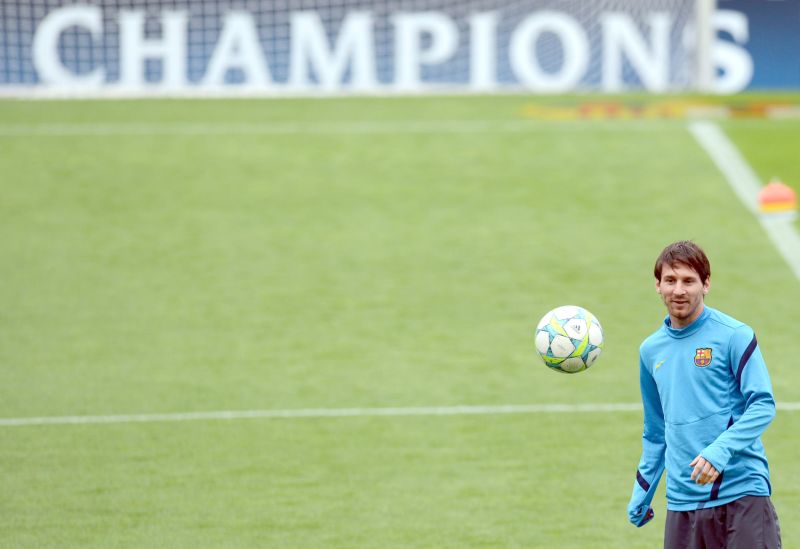 Barcelona, do craque Messi, busca sua quarta decisão na Liga dos Campeões nas últimas sete temporadas | Adrian Dennis/ AFP