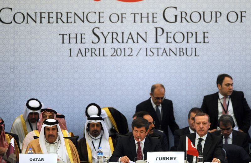 74 países participam da reunião dos Amigos da Síria em Istambul, na Turquia | AFP PHOTO / BULENT KILIC