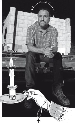 Aparecido Izabel Massi é com folga o ator mais conhecido da região de Curitiba. E o que tem mais público. Por baixo, nas duas últimas décadas, foi visto por nada menos do que 400 mil pessoas | Foto: Hugo Harada/Gazeta do Povo e Arte: Felipe Lima