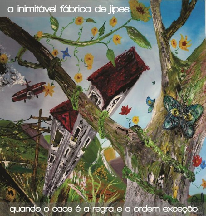 A capa do álbum, Quando o Caos É a Regra e a Ordem Exceção, dA Inimitável Fábrica de jipes | 