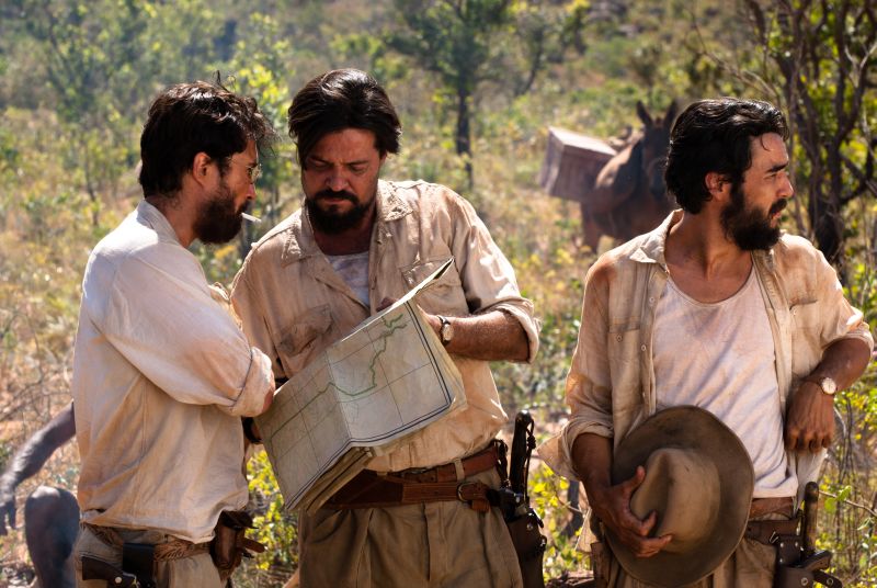 Claudio (João Miguel), Orlando (Felipe Camargo) e Leonardo Villas-Bôas (Caio Blat) e a saga da interiorização do Brasil | Breatriz Lefèvre/Divulgação