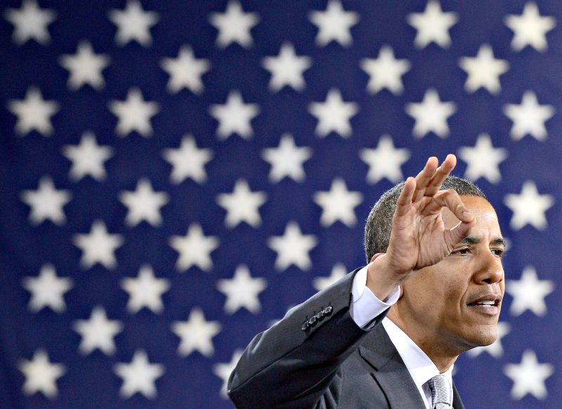 Obama: "A Europa ainda está em uma situação difícil, em parte porque eles não seguiram os mesmos passos decisivos que adotamos mais cedo nessa recessão". | Jewel Samad/AFP