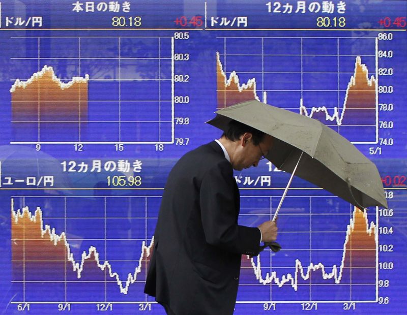 Gráficos mostram valorização do dólar frente ao iene | Kim Kyung-Hoon /Reuters