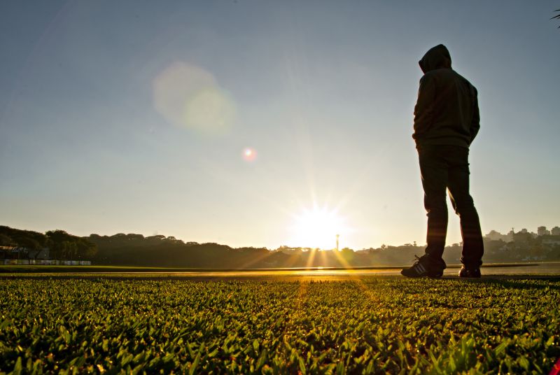Vista do Parque Barigui, em Curitiba: capital registrou ontem temperatura mínima de 4°C | Daniel Caron/ Gazeta do Povo