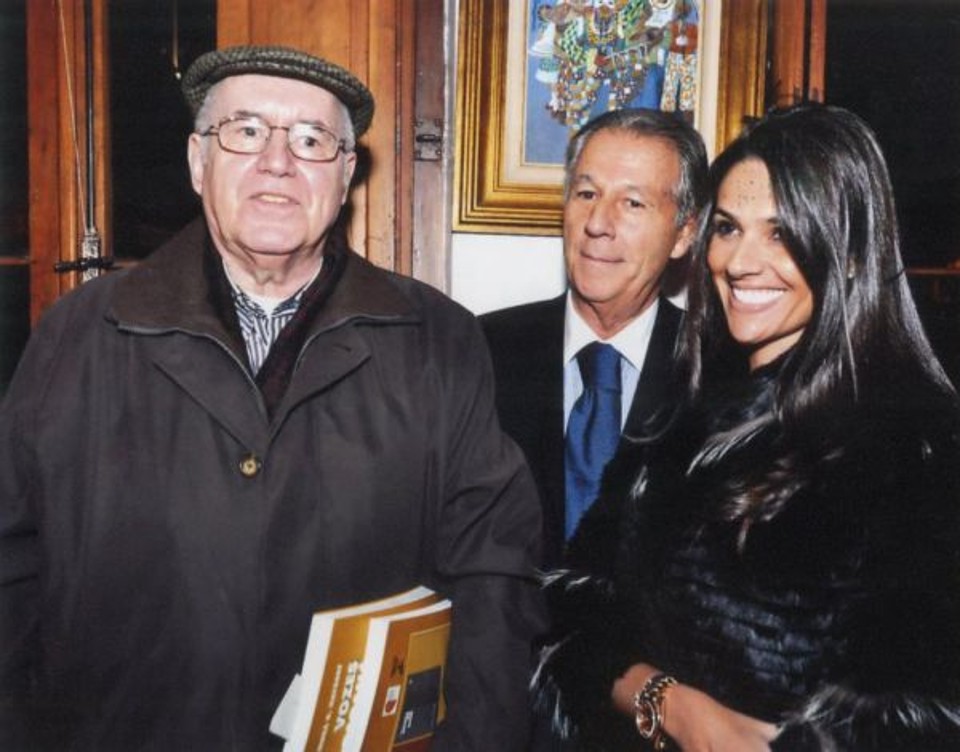 Aroldo Murah Haygert com o elegante dentista Bento Garcia Jr. e a bela Mariana Garcia, sua filha | Fotos de Felipe e Gabriel Rosa