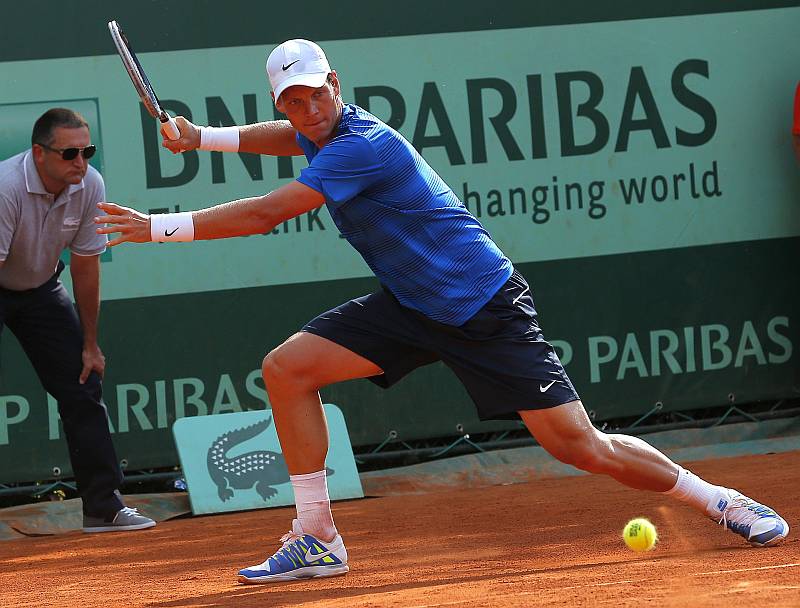 Berdych confirmou seu favoritismo contra o israelense Dudi Sela | Jacques Demarthon / AFP