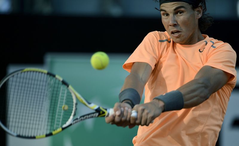 Rafael Nadal eliminou compatriota Marcel Granollers no Masters 1000 de Roma | AFP