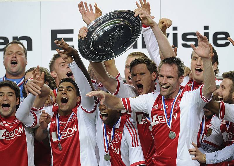 Ajax teve seu título holandês confirmado após sequência de 13 vitórias | Toussaint Kluiters / AFP