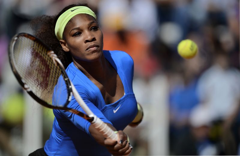 Serena Williams passou por Anabel Medina Garrigues por 2 sets a 0 | AFP