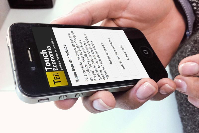 O Touch Economia em ação num iPhone: comparação de preços | Divulgação