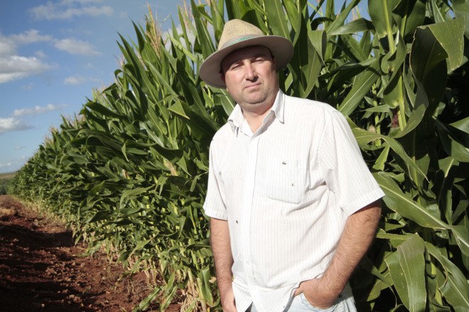 O investimento em educação fez com que o produtor José Volpato aumentasse a produtividade |