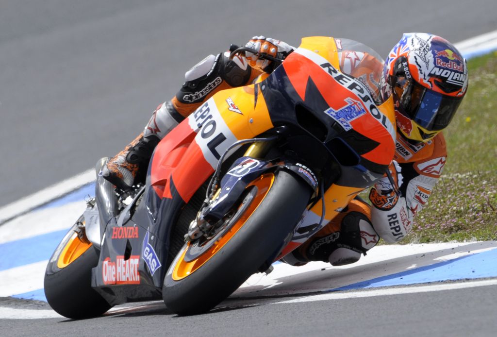 Casey Stoner vai parar de correr pela MotoGP no fim do ano | Miguel Riopa/AFP