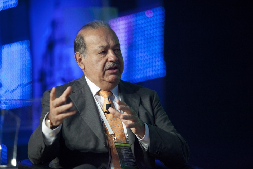 Magnata mexicanos Carlos Slim, apontado como o homem mais rico do mundo, acredita que crise abre oportunidades para países latino-americanos. | Victor Ruiz Garcia/Reuters