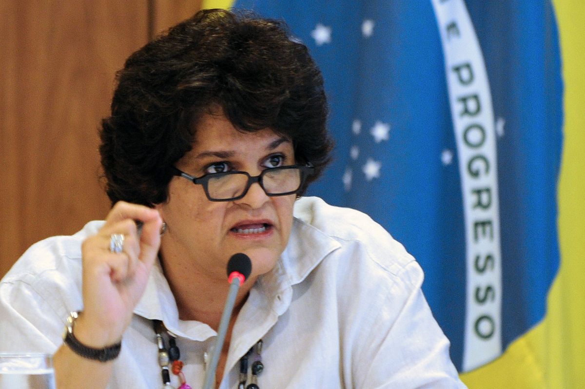 A ministra do Meio Ambiente, Izabella Teixeira, deu detalhes sobre os vetos de Dilma ao texto | AFP PHOTO/EVARISTO SA