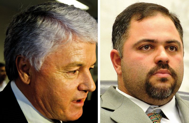 Rossoni (à esquerda): eleição da Mesa em outubro facilitará processo de transição;Artagão Jr.: peemedebista é cotado disputar com Rossoni a presidência da Assembleia | Antônio Costa/ Gazeta do Povo e Sandro Nascimento/Alep