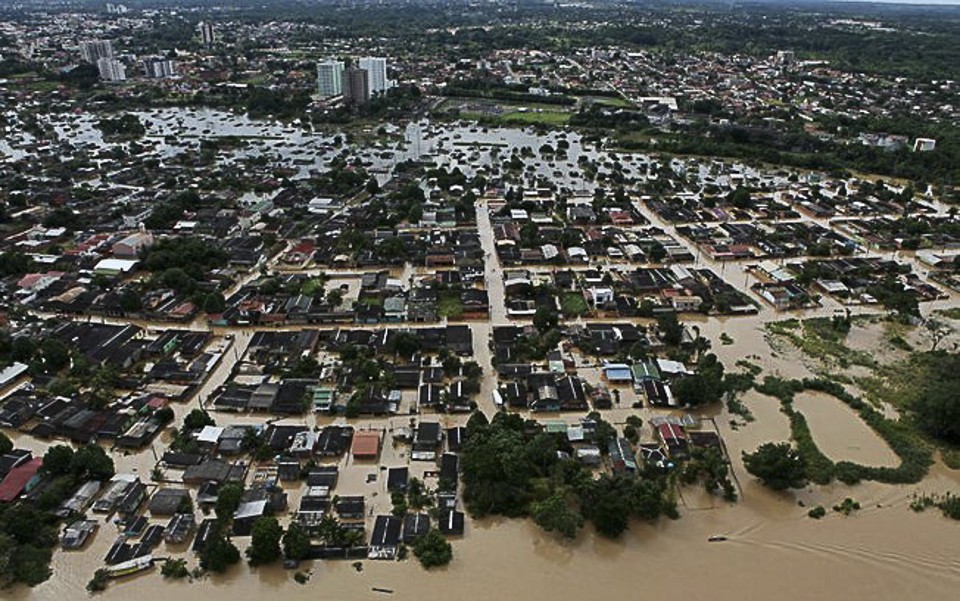 Cheia em Manaus atinge recorde histórico | Divulgação