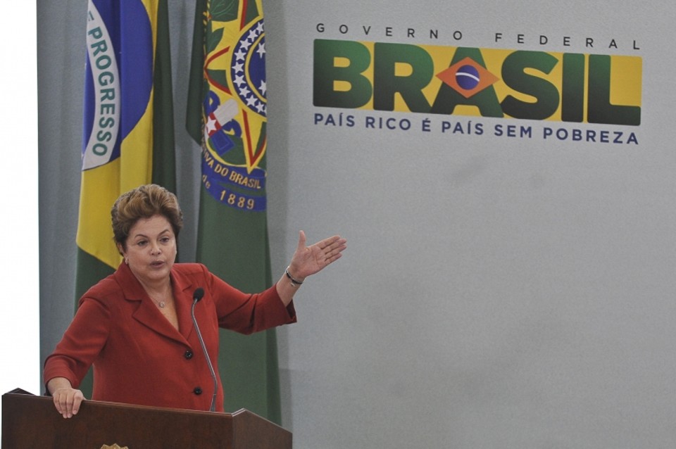 Presidente Dilma Rousseff durante cerimônia de entrega do Prêmio ODM Brasil: defesa do meio ambiente | Antônio Cruz/ABr