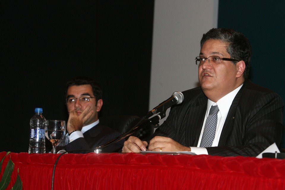 Ministro do STE Henrique Neves da Silva discute a influência das redes sociais nas eleições municipais deste ano. | Felipe Rosa / Agência Gazeta do Povo