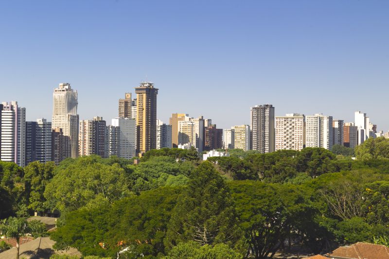 Vista aérea da cidade de Curitiba | Diego Pisante / Gazeta do Povo