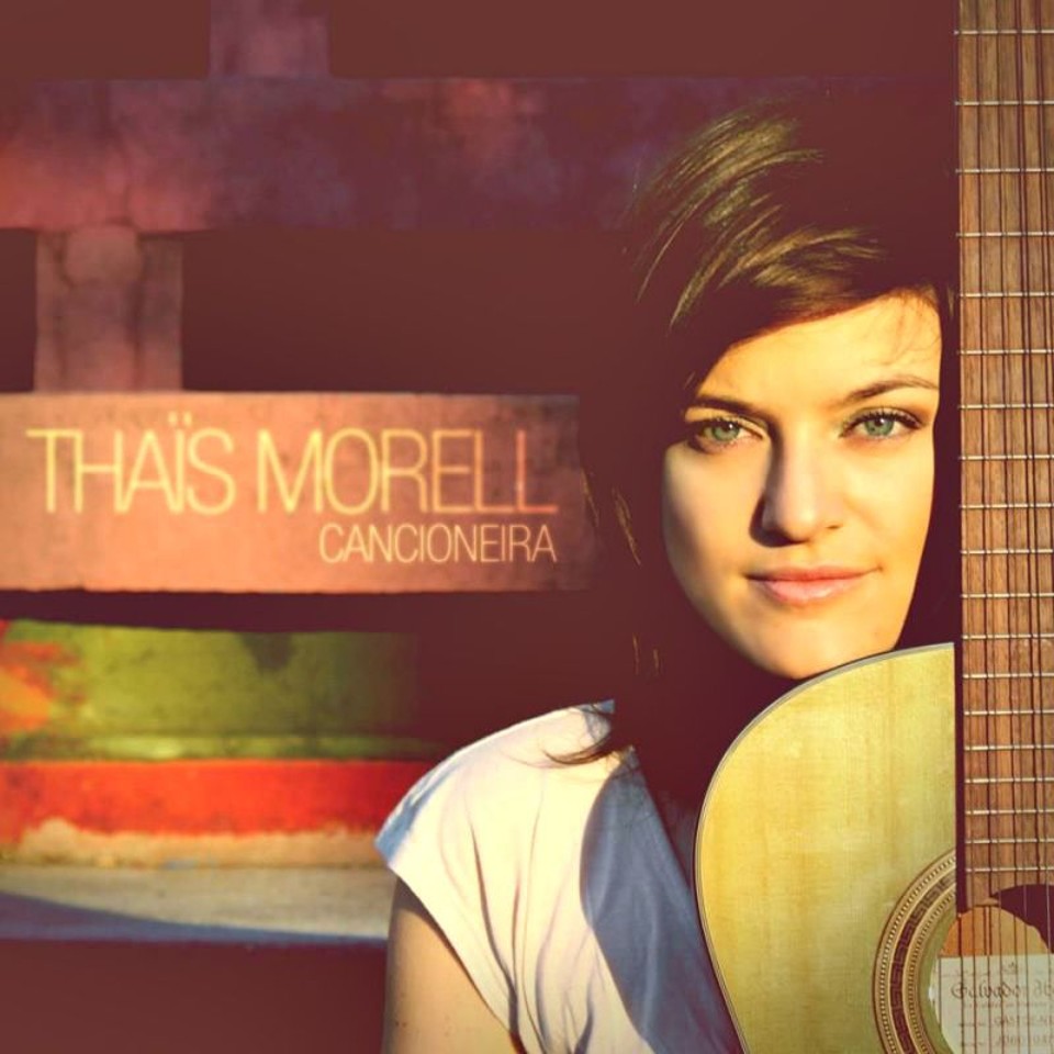 Capa do disco Cancioneira, primeiro trabalho de Thaïs Morell gravado em terras espanholas. | Reprodução
