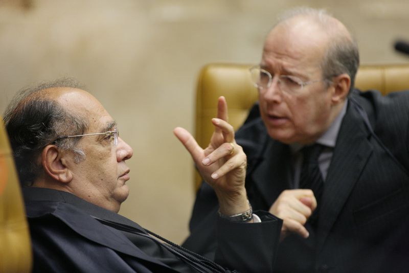 Ministros Gilmar Mendes e Celso de Mello: liberdade provisória para suspeitos de tráfico | Supremo Tribunal Federal