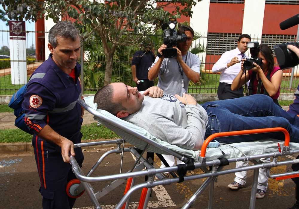 Alysson de Carvalho passou mal e foi encaminhado para o Hospital da Zona Sul | Roberto Custódio / Jornal de Londrina