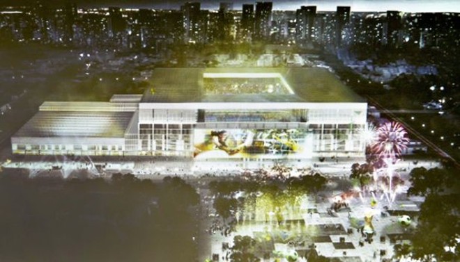 O detalhe de como o estádio ficará em 2014 | 