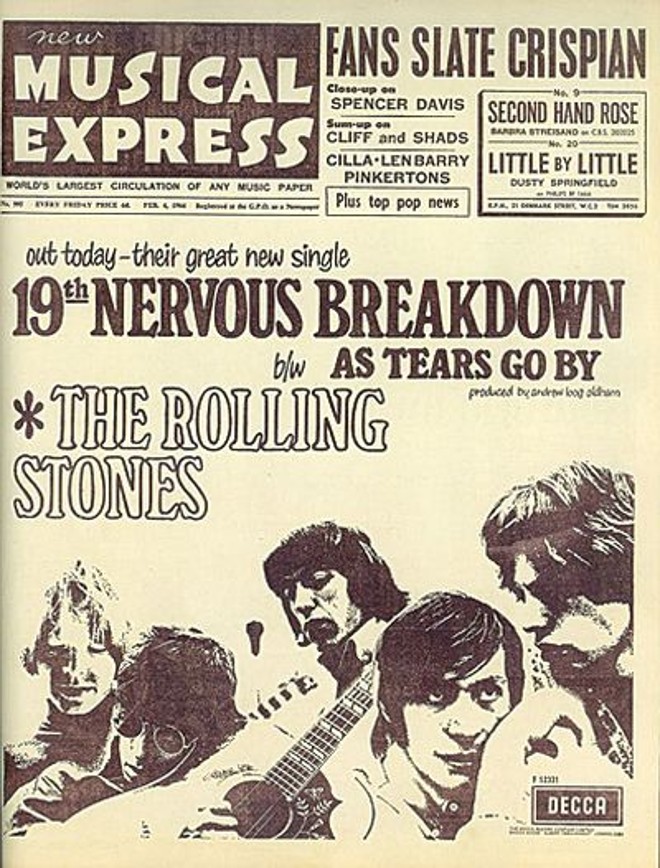 Os Stones na capa de fevereiro de 1966 |