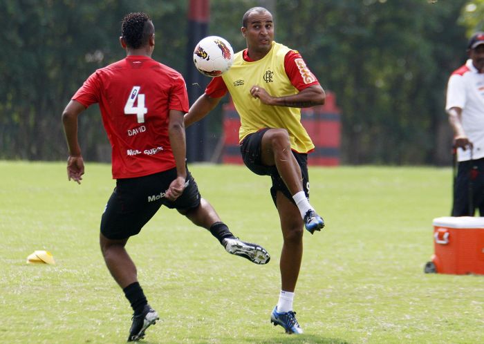 Deivid não escondeu insatisfação com a diretoria do Flamengo nesta quarta-feira | Márcia Feitosa/VIPCOMM