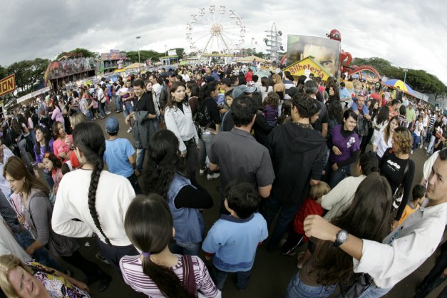 A expectativa de público final da feira para este ano é de que 500 mil pessoas visitem o parque | Divulgação / SRM