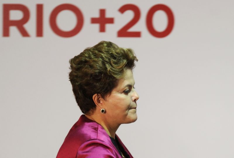 Presidente Dilma Rousseff participou nesta quinta de Cúpula das Lideranças Femininas durante a Rio+20 | AFP PHOTO / EVARISTO SA