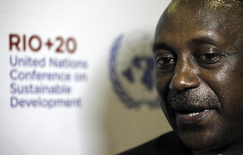 Copresidente do programa de energia sustentável da ONU Kandeh Yumkella na Rio+20 | REUTERS/Nacho Doce