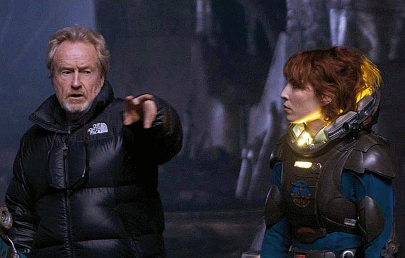 Ridley Scott dirige a sueca Noomi Rapace | Divulgação