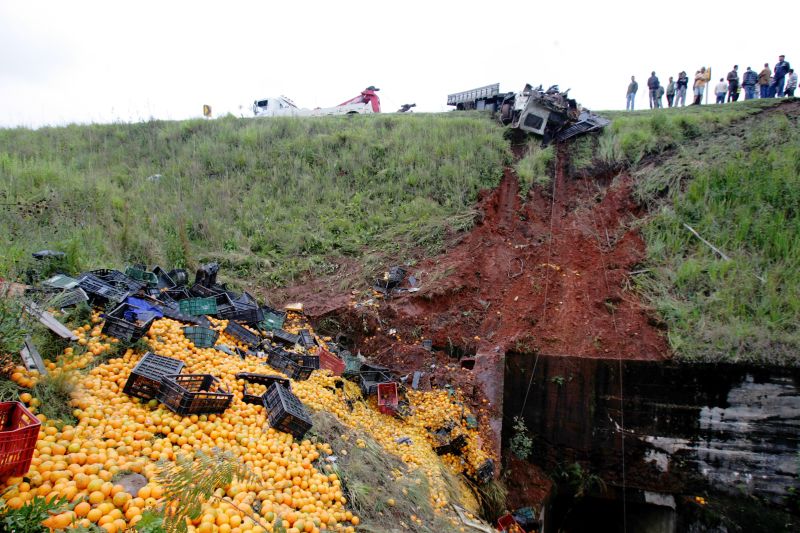 Cenário do suplício de 5 dias do caminhoneiro Renato Oliveira | Josué Teixeira/ Gazeta do Povo