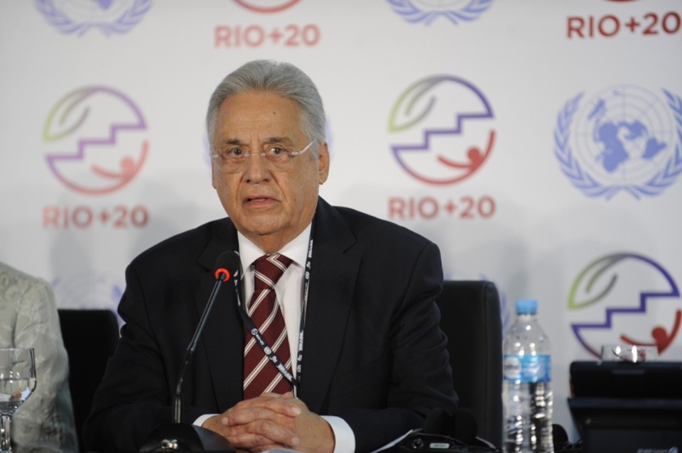 Ex-presidente Fernando Henrique Cardoso, durante entrevista coletiva do grupo The Elders, durante a Rio+20 | Fabio Rodrigues Pozzebom/ABr
