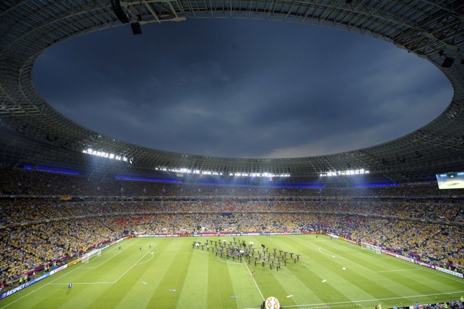 Donbass Arena recebeu a partida entre Ucrânia e França | 