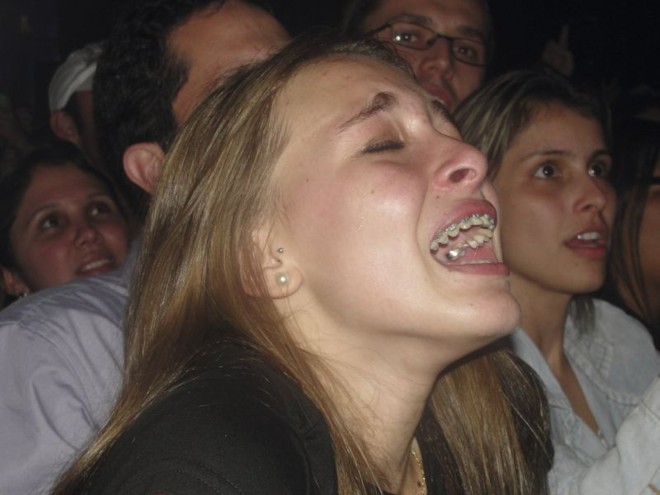 Iluminação especial e um telão de led no teto deixaram o show ainda mais emocionante |