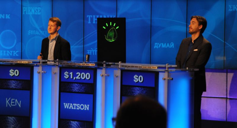 Watson, da IBM, participa do Jeopardy!, um jogo de perguntas e respostas da tevê americana | Divulgação
