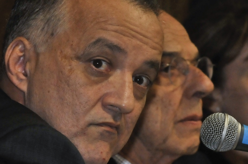 O empresário envolvido com a exploração de jogos ilegais Carlos Augusto Ramos, o Carlinhos Cachoeira durante depoimento na Comissão Parlamentar Mista de Inquérito que investiga a rede de influência do contraventor | Antônio Cruz/ABr