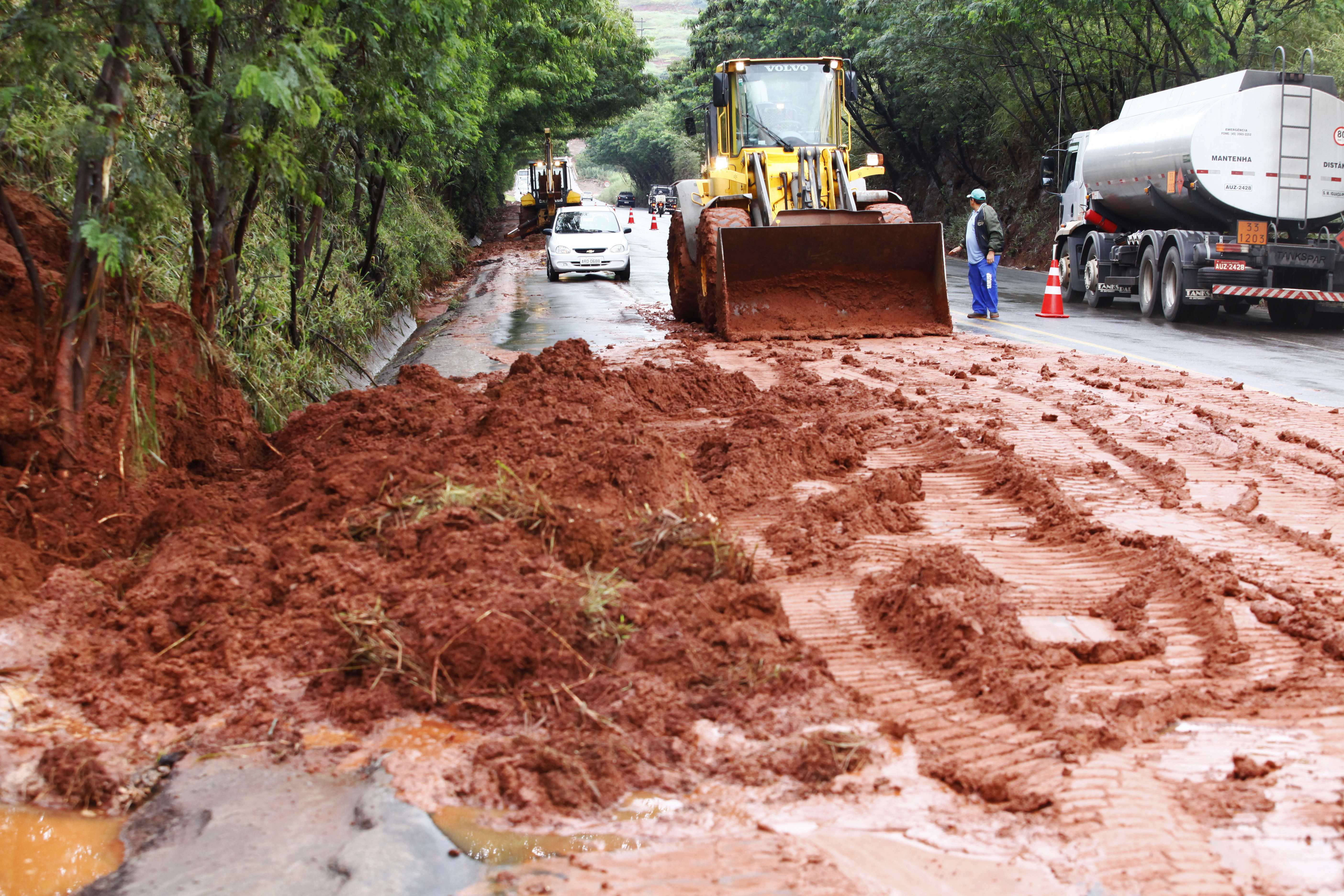 Estragos causados pela chuva em Maringá | Divulgação/ Prefeitura de Maringá