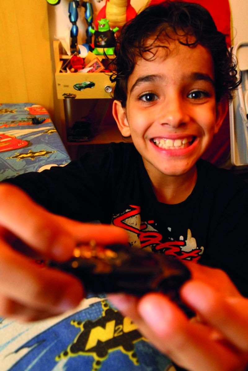 Luís Gustavo Bortolette: futebol com o pai é fonte de alegria | Gilberto Abelha / Jornal de Londrina