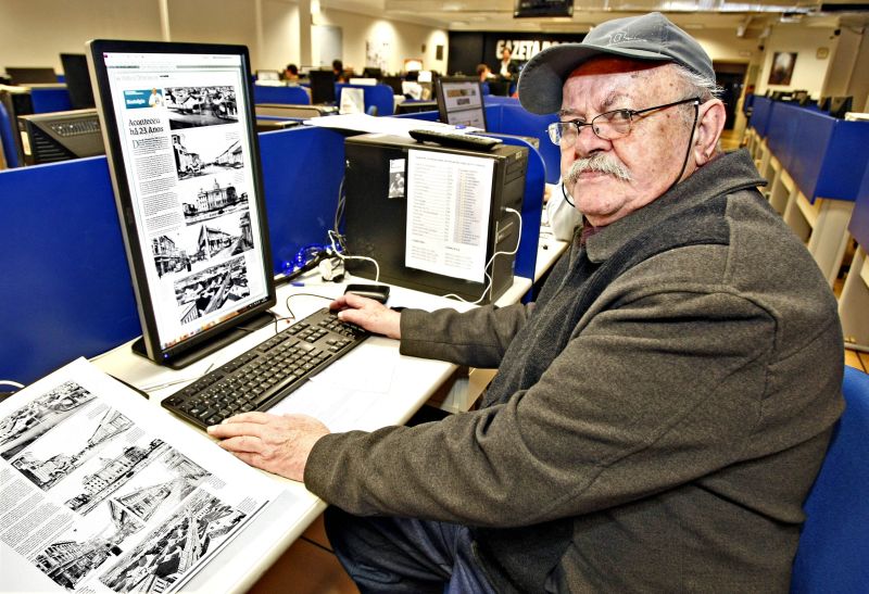 Domingo é o dia de ver algumas das 500 mil imagens do Cid | Hugo Harada / Gazeta do Povo