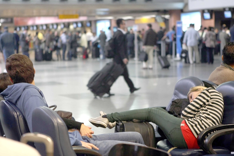Espera pelo voo: soneca é um dos hábitos menos frequentes nos aeroportos brasileiros. Será? | Aniele Nascimento/Gazeta do Povo